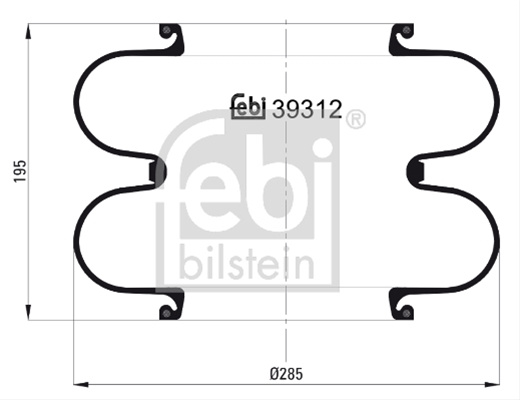 Burduf, Suspensie Pneumatica Febi Bilstein Neoplan 39312
