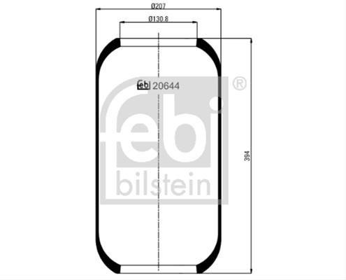Burduf, Suspensie Pneumatica Febi Bilstein Setra 20644