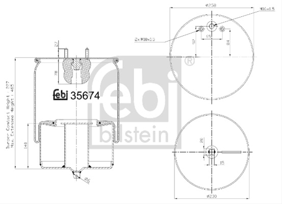 Burduf, Suspensie Pneumatica Febi Bilstein Volvo 35674