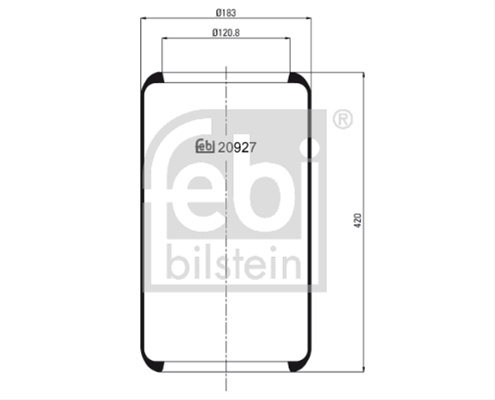 Burduf, Suspensie Pneumatica Febi Bilstein Volvo 20927
