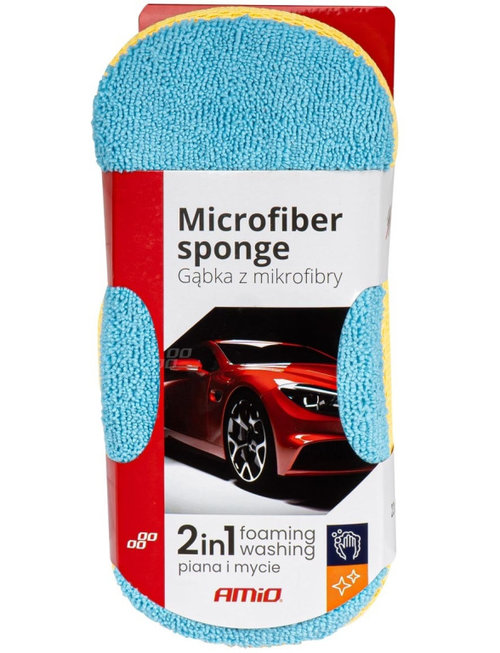 Burete Microfibra Spalat Auto Amio 03840