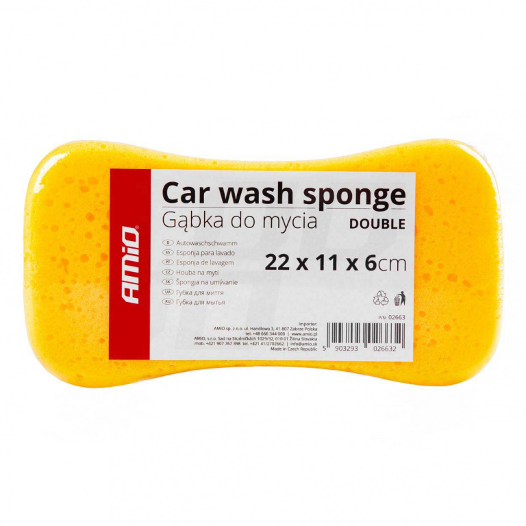 Burete Pentru Spalatorie Auto Amio Double 22 X 11 X 6 Cm 02663
