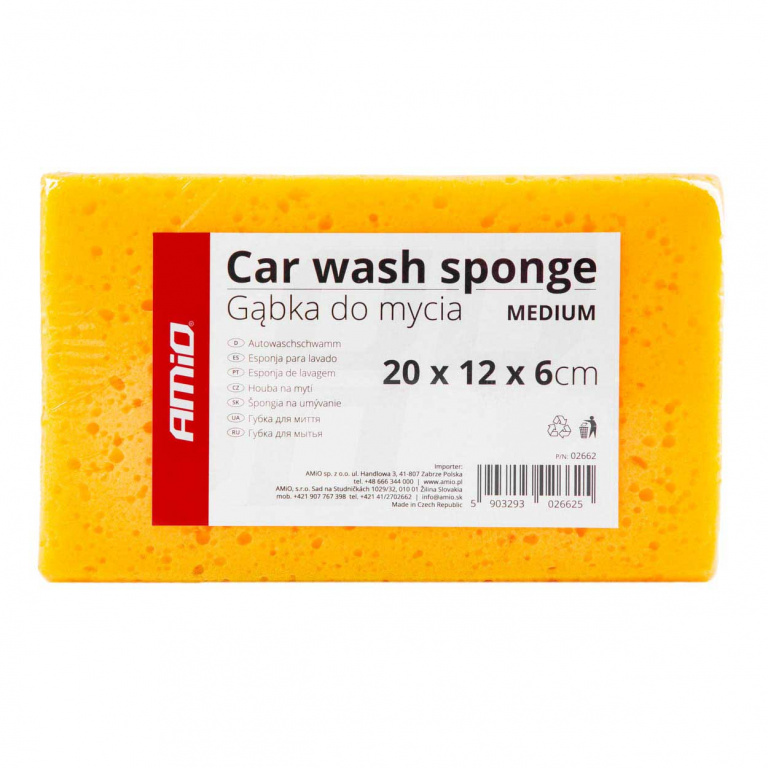 Burete Pentru Spalatorie Auto Amio Medium 20 X 12 X 6 Cm 02662