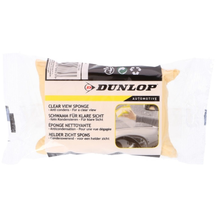 Burete Piele Pentru Sticla Auto 12cm X 9cm X 4cm Dunlop DNP0050