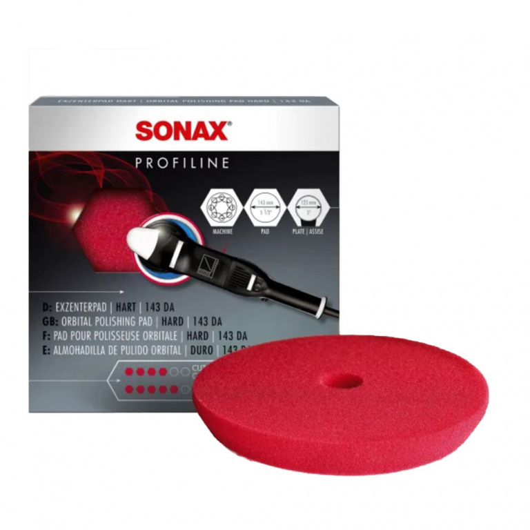 Burete Rosu De Polisare 143mm Sonax 493400