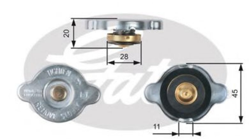 Buson,radiator HYUNDAI ix35 (LM, EL, ELH) (2009 - 2016) GATES RC133 piesa NOUA