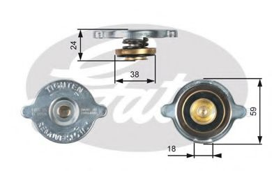 Buson,radiator MERCEDES VARIO cabina cu motor (1996 - 2016) GATES RC113 piesa NOUA