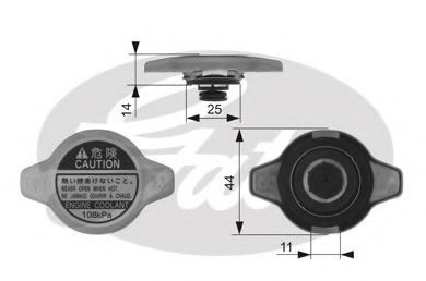 Buson,radiator SUZUKI SWIFT III (MZ, EZ) (2005 - 2016) GATES RC134 piesa NOUA