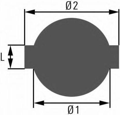 Buson,rezervor de combustibil FIAT DOBLO Microbus (223, 119) (2001 - 2016) HELLA 8XY 008 530-001 pie...