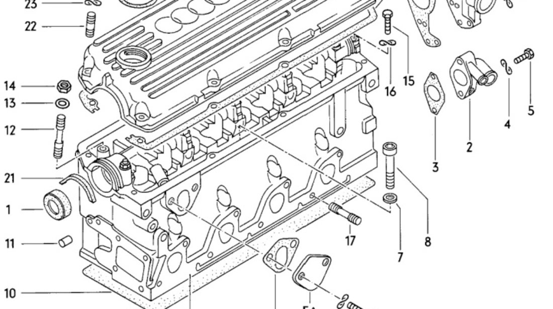 Buson ulei capac culbutori Volkswagen Caddy (2KB) 2006 1.9 TDI OEM 026103485A