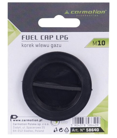 Buson Umplere Gaz Gpl M10 Carmotion Negru 58640