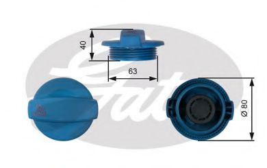 Buson,vas expansiune AUDI A4 (8E2, B6) (2000 - 2004) GATES RC237 piesa NOUA