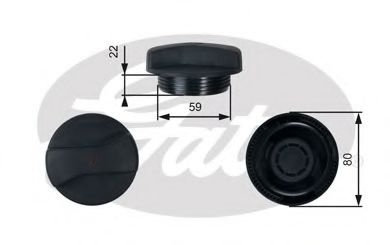 Buson,vas expansiune AUDI Q7 (4L) (2006 - 2015) GATES RC245 piesa NOUA
