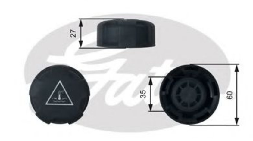 Buson,vas expansiune BMW X5 (E70) (2007 - 2013) GATES RC247 piesa NOUA