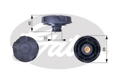 Buson,vas expansiune BMW X5 (E70) (2007 - 2013) GATES RC241 piesa NOUA