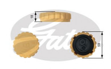 Buson,vas expansiune CHEVROLET SPARK (2000 - 2004) GATES RC201 piesa NOUA