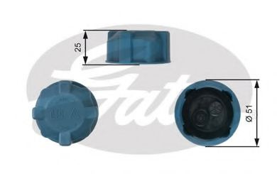 Buson,vas expansiune FIAT BRAVA (182) (1995 - 2003) GATES RC220 piesa NOUA