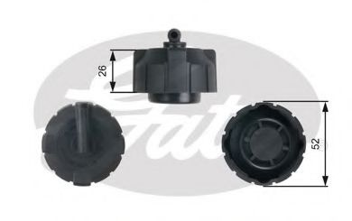 Buson,vas expansiune FIAT PUNTO (188) (1999 - 2016) GATES RC213 piesa NOUA