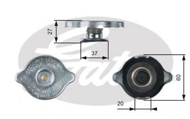 Buson,vas expansiune MERCEDES E-CLASS Cabriolet (A124) (1993 - 1998) GATES RC217 piesa NOUA