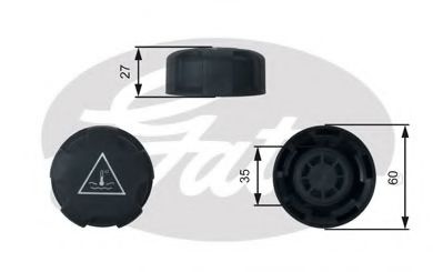 Buson,vas expansiune MINI MINI CLUBMAN (F54) (2015 - 2016) GATES RC247 piesa NOUA