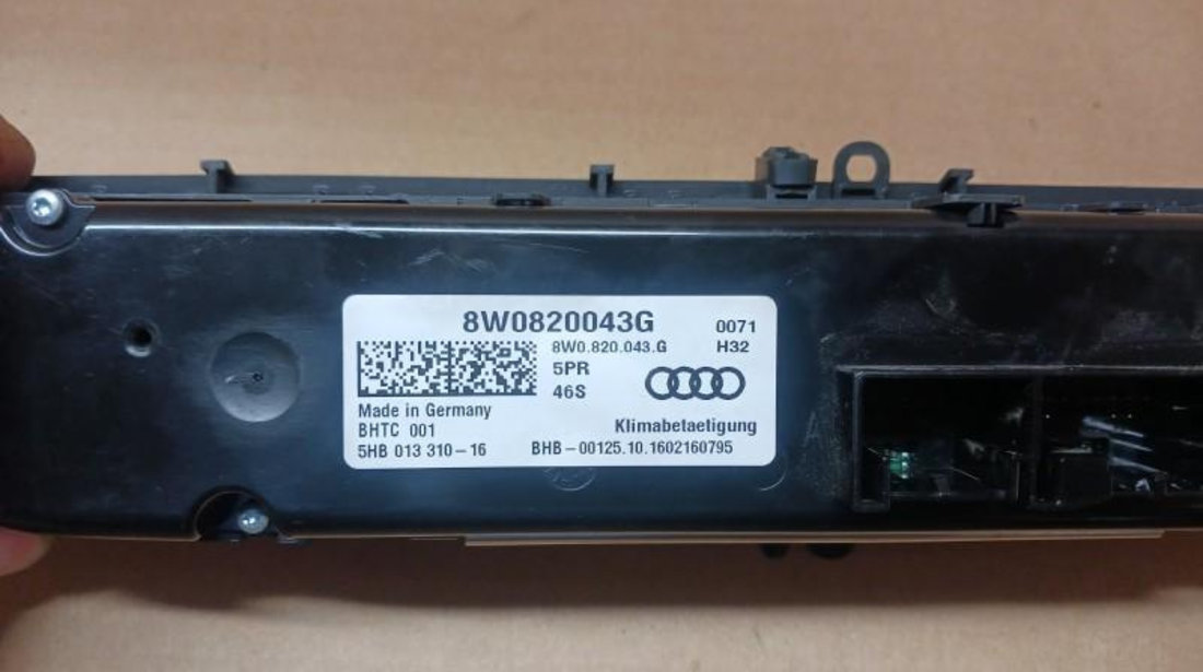 Butoane comanda ac Audi A4 (2015->) [8W2, B9] 8w0820043g