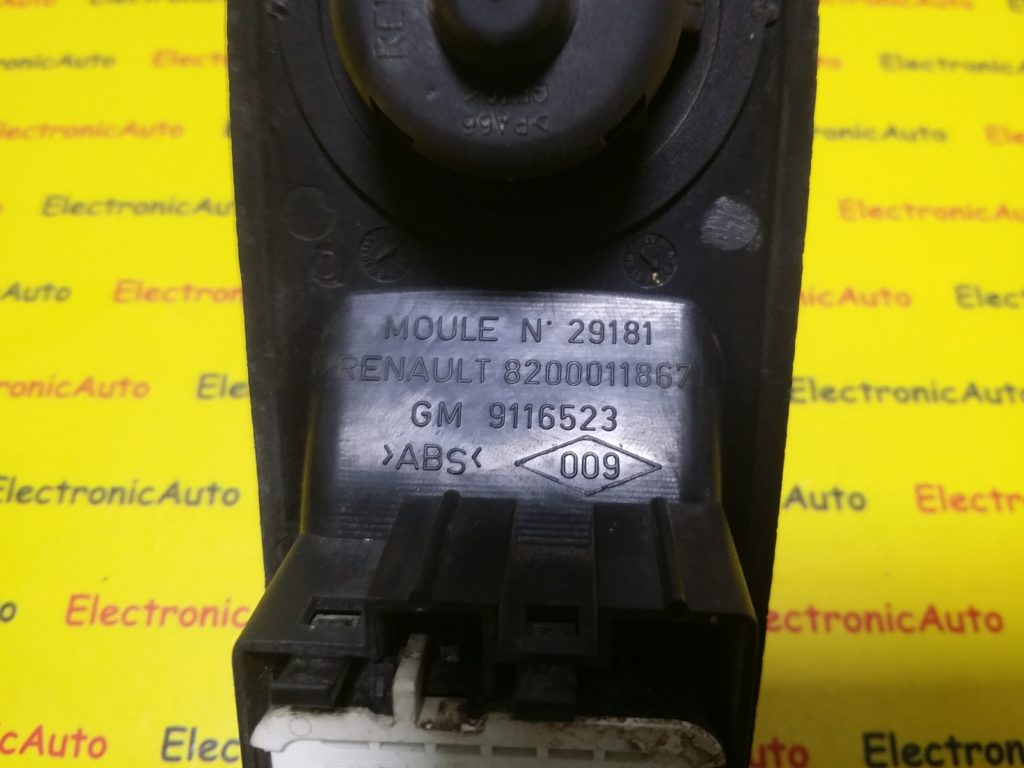 Butoane Comanda Geamuri, Reglare Oglinzi Renault, 8200011867, 9116523