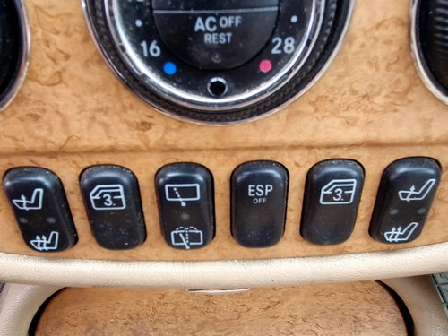 Butoane comenzi consola centrala Mercedes Clasa ML (W163) [Fabr 1998-2005] 2.7 CDI 612963 120KW / 16...