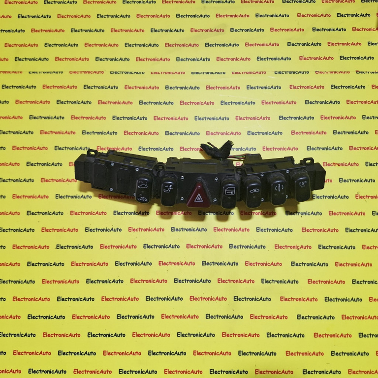 Butoane consola centrala cu buton avarie Mercedes-Benz S-Class W220, 2208215951,
