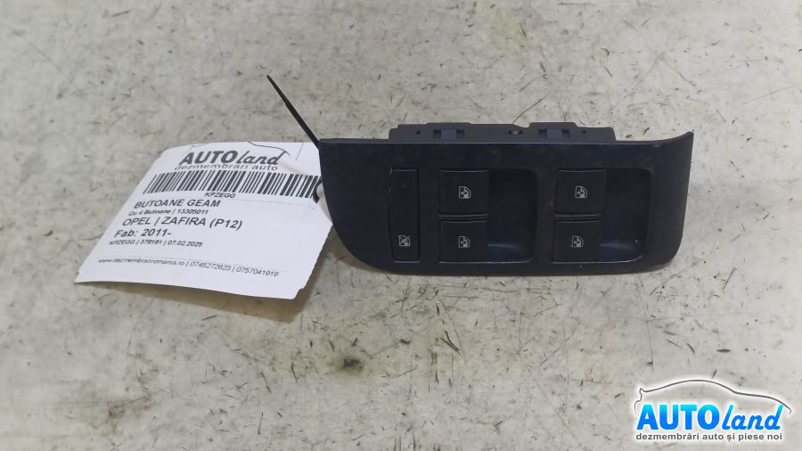 Butoane Geam 13305011 Cu 4 Butoane Opel ZAFIRA P12 2011