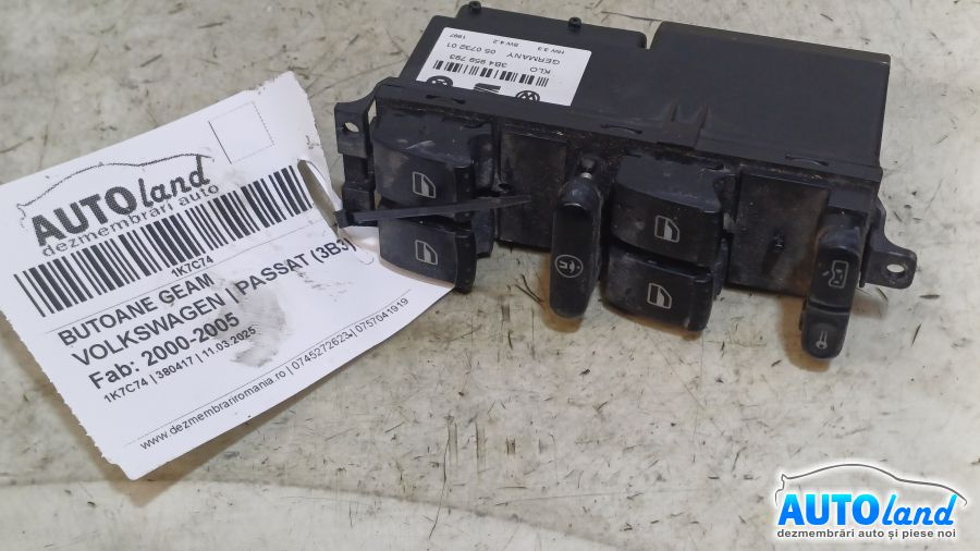 Butoane Geam 3b4959793 Volkswagen PASSAT 3B3 2000-2005