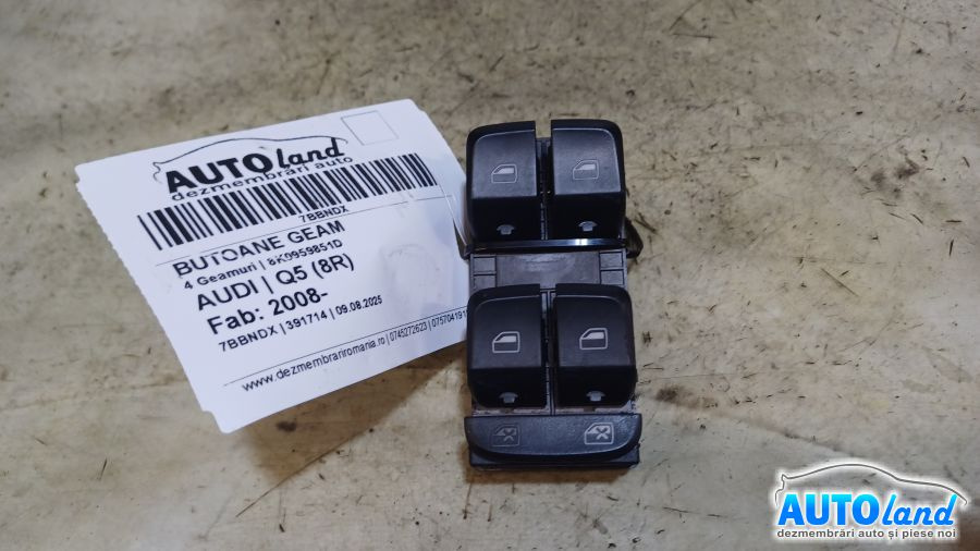 Butoane Geam 8k0959851d 4 Geamuri Audi Q5 8R 2008