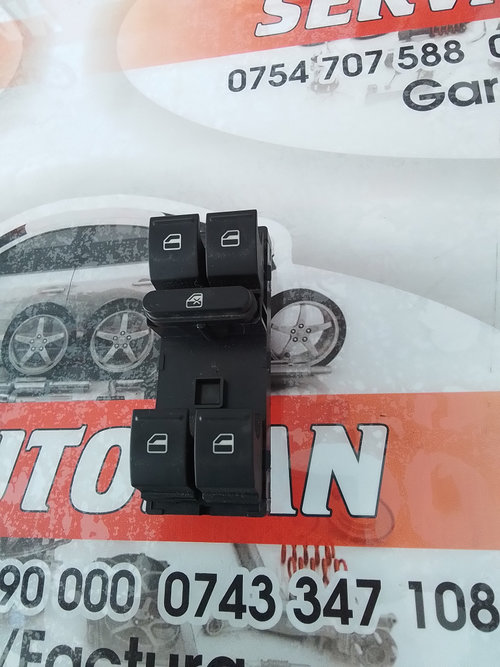 Butoane geam Skoda Octavia 2 facelift (2008-2013) 2.0 Motorina 2011, 1Z0959858A