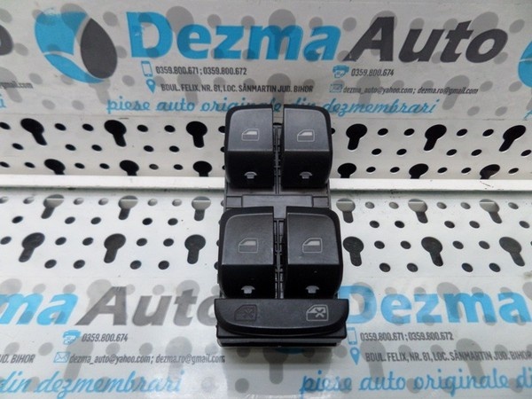 Butoane geam stanga fata 8K0959851D, Audi A4 Avant, 2007-2013