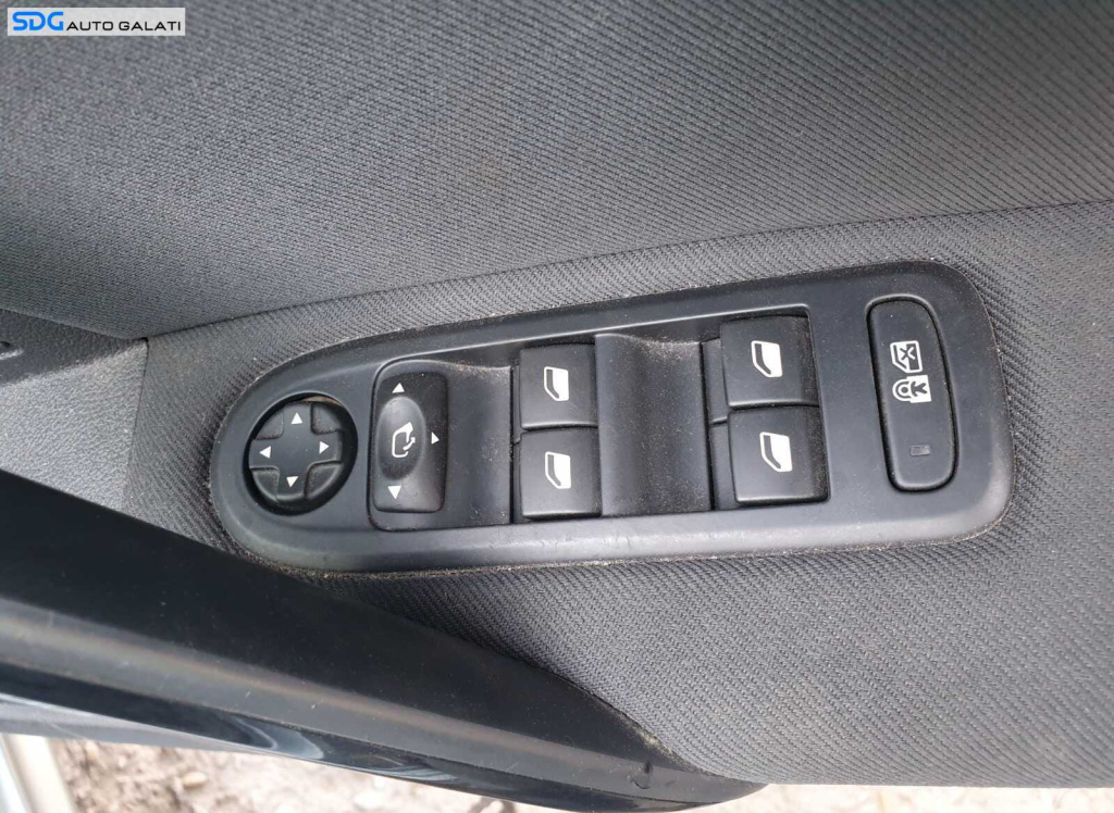 Butoane Geamuri cu Buton Oglinzi cu Pliere Rabatare Peugeot 508 2010 - 2014 [C7701]