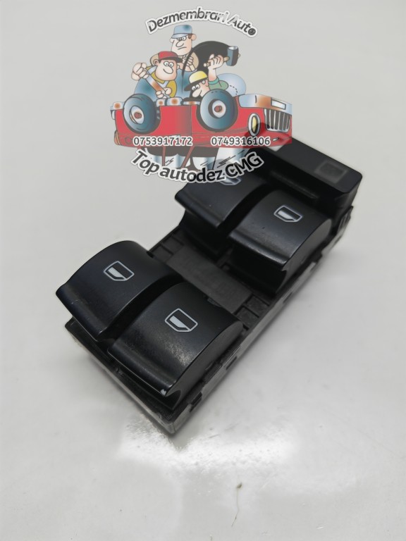 Butoane geamuri electrice Audi A4 B7 B6 8E0959851 comanda geamuri usa sofer
