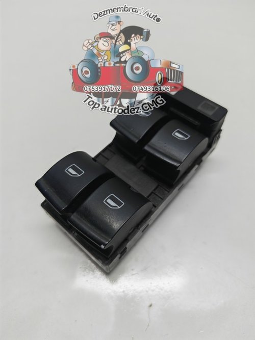 Butoane geamuri electrice Audi A4 B7 B6 8E0959851 comanda geamuri usa sofer