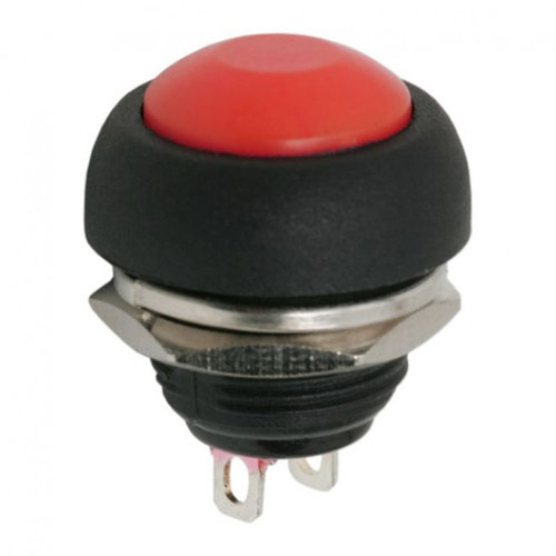Buton 1 Circuit 1A-250V OFF-ON Rosu 09044PI