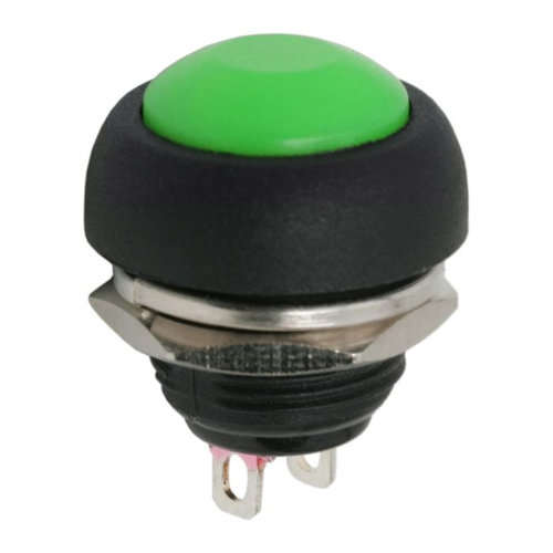 Buton 1 circuit 1A-250V OFF-(ON), verde 09044ZO
