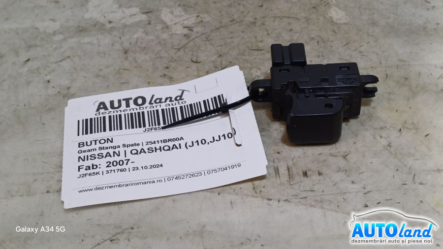 Buton 25411br00a Geam Stanga Spate Nissan QASHQAI J10,JJ10 2007