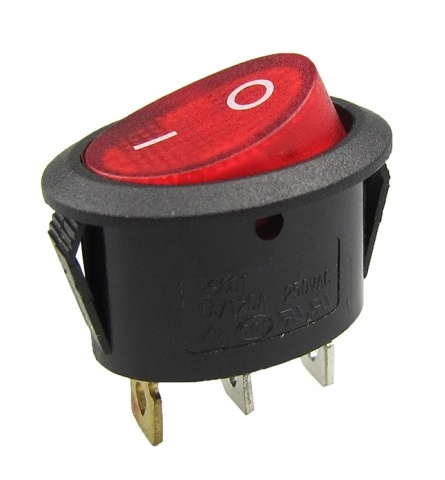 Buton Auto Oval Led On/Off IN 008