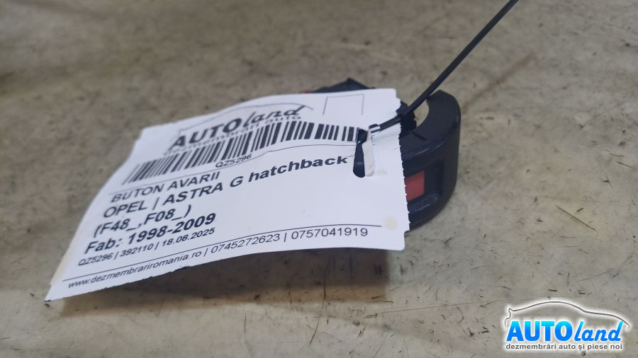 Buton Avarii 09131728 Opel ASTRA G hatchback F48 ,F08 1998-2009