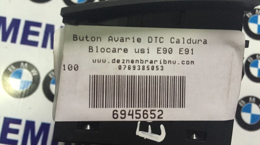 Buton avarii,DTC,blocare usi,caldura bmw e90,91,92,93