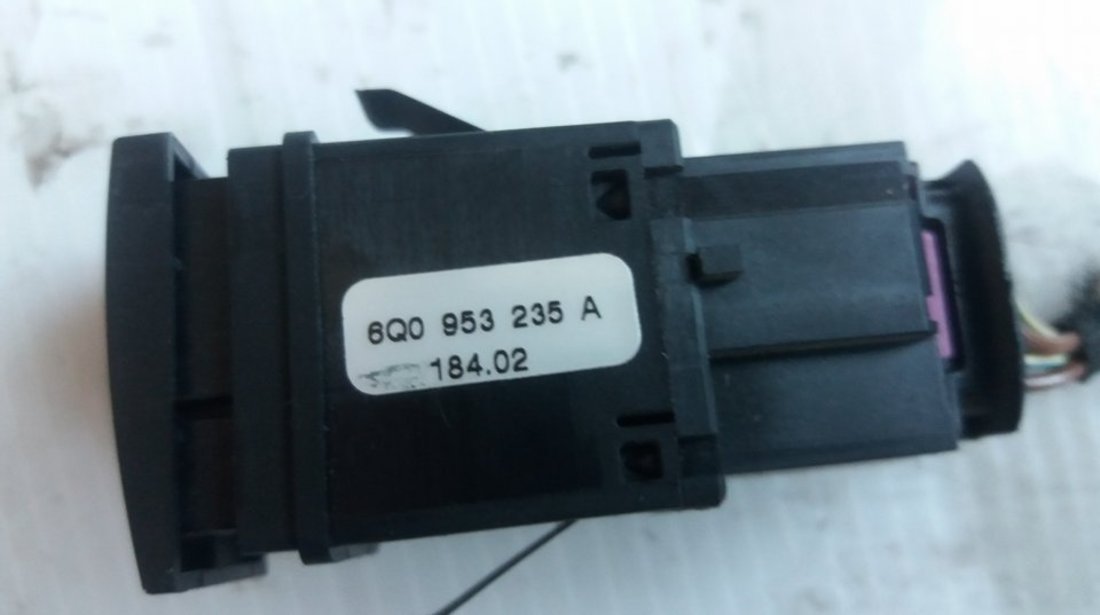 Buton avarii vw polo 9n 2001-2012 6q0953235a