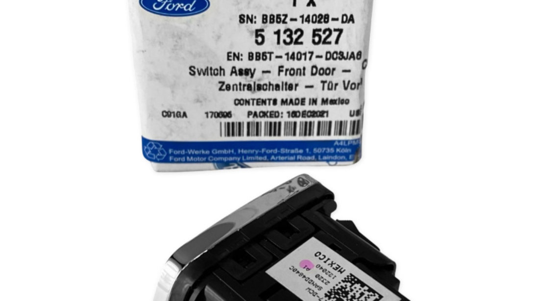 Buton Blocare / Deblocare Usi Oe Ford Kuga 2 2013→ BB5T-14017-DCW 5132527