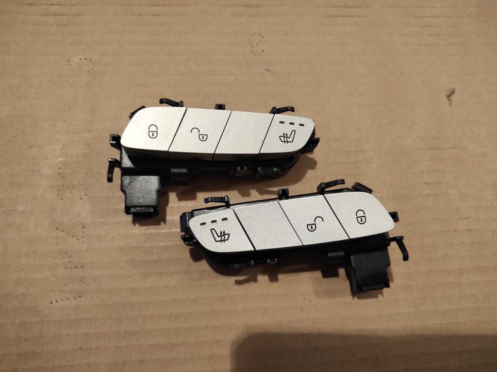 Buton blocare usi incalzire scaun Mercedes G-Klasse W463 GLE AMG W166 cod A4639055600 / A4639055700