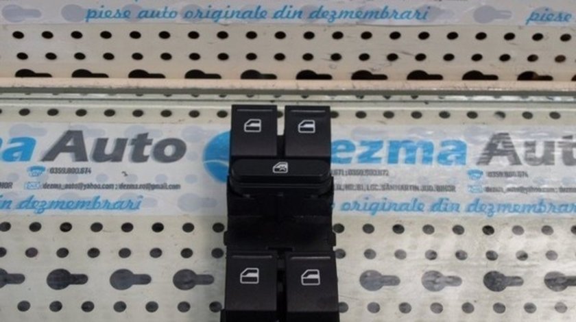 Buton comanda geam stanga fata, 1Z0959858B, Skoda Octavia 2