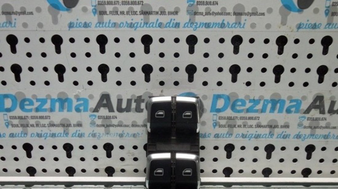 Buton comanda geam stanga fata Audi A5 (8T3) 2.0tdi, CAGA, 8K0959851F