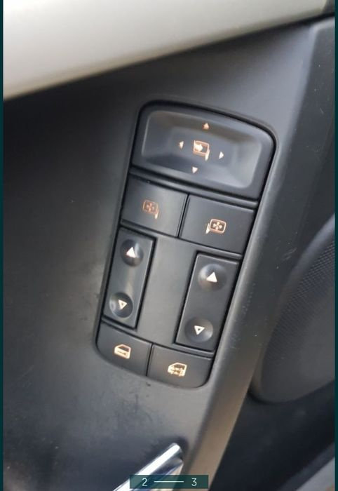 Buton comanda geamuri electrice rabatare oglinzi Opel Vectra C Signum