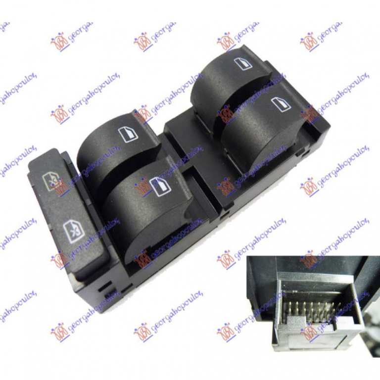 Buton Geamuri - Audi A6 1997 , 4b0959855a