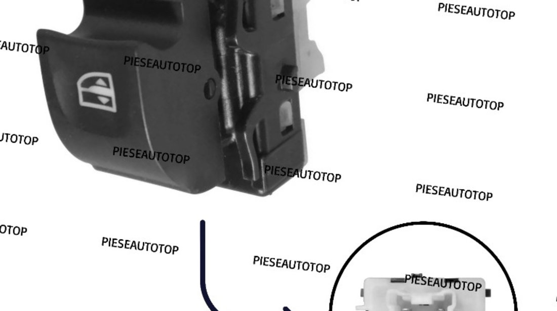 Buton geamuri electrice Dacia Duster 2010-2017 (Lumina portocalie) NOU 254217475R